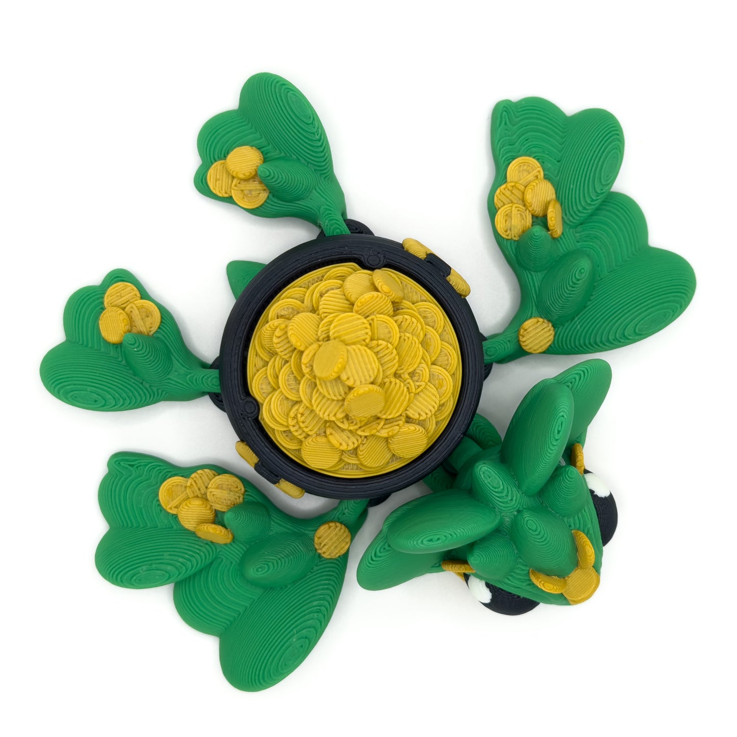 Lucky Turtle - 3D Printed Turtle - Top View