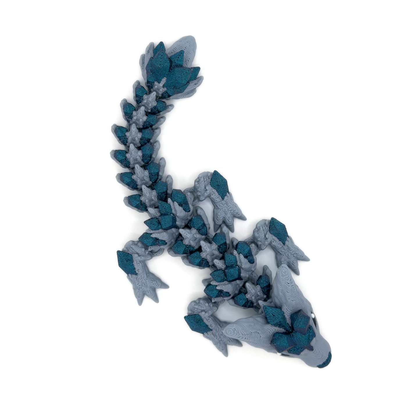 Top View of Baby Crystal Wolf Dragon