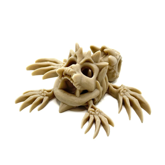 Hollow Turtle - Bone White - Back