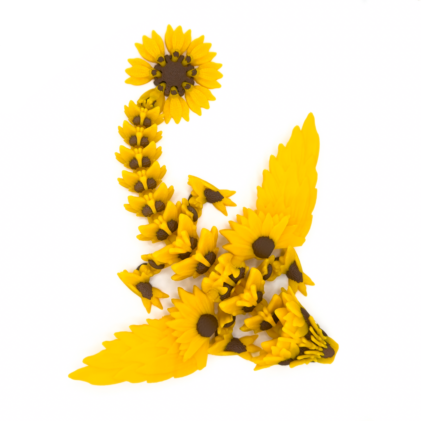 Baby Winged Sunflower Dragon