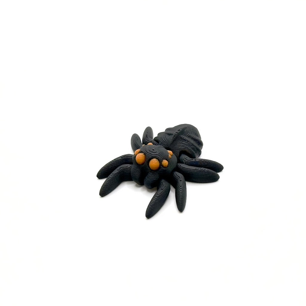Tiny Spider Black/Orange